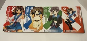 Manga The Melancholy of Haruhi Suzumiya Vol 1-4 ¡En buen estado! - Imagen 1 de 22