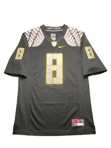 Camiseta de fútbol Nike NCAA Oregon Ducks #8 pequeña negra cosida - Imagen 1 de 11