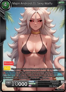 Preventa Majin Android 21 Sexy Waifu Anime Hágalo Usted Mismo Personalizado Fan Art Tarjeta Proxy DW1-002 - Imagen 1 de 1