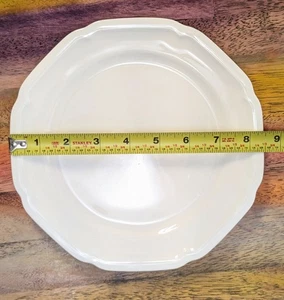 ⭐ Antico piatto insalata CINA OSSO bianco Mikasa pranzo 8,5" ottogonale MCM  - Foto 1 di 3