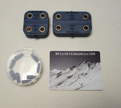 Jig Plates for TOURING BINDINGS  - Bullseye Ski Jigs (PLATES ONLY) - Image 1 of 4