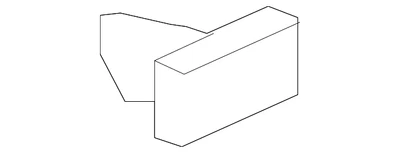 Genuine Nissan Wheel Opening Molding Clip 76847-1BA2A Foto 1 de 2