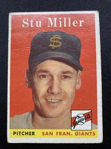 1958 Topps Stu Miller San Francisco Giants #111 - Picture 1 of 4