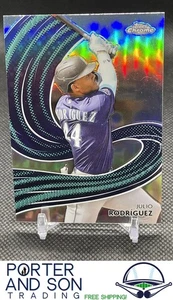 Julio Rodriguez 2024 Topps Chrome Strokes Refractor #S-18 Mariners Baseball Card - Picture 1 of 2