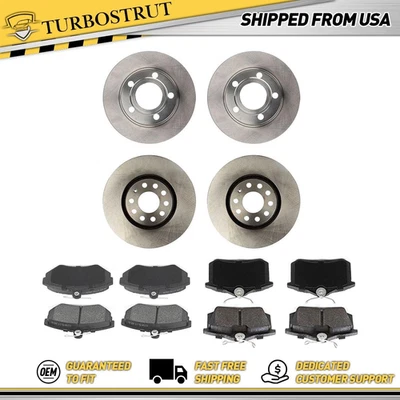 Комплект передних и задних оригинальных тормозных дисков тормозных колодок для 1999 Audi A6 Quattro 2,8 л - Изображение 1 из 4