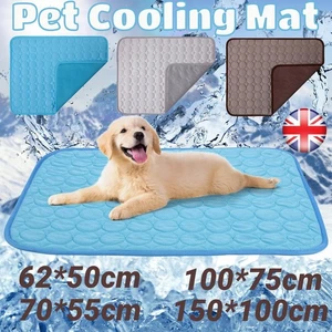 Pet Dog Cat Cooling Mat Bed Summer Cool Mat For Dog Cat Pad Bed Mattress M-XXL - Picture 1 of 45