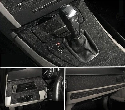 20 PIEZAS Calcomanías adhesivas interiores tapicería coche negro BMW 320i 325i 328i E90 E92 E93 Foto 1 de 4