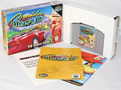 Cruis'n World N64 Nintendo 64 Completo CIB Auténtico! ¡Muy buen estado! ¡Raro! Foto 1 de 4