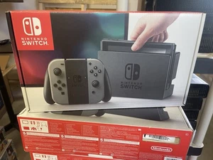 Nintendo Switch with Gray Joy‑Cons (BOX ONLY) - Picture 1 of 4