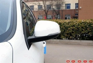 White Left Side Rearview Door Mirror Cover Shell Cap For Volvo S60 2011-2019 - Picture 1 of 4