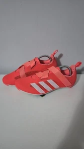 Adidas Indoor Cycling Shoes Peach Coral Pink White GZ6343 UK Size 8.5 - Picture 1 of 19