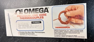 Omega 5TC-TT-J-30-36 Termopar Alambre 36" Teflón Insul Tipo J (Paquete de 5) Foto 1 de 4