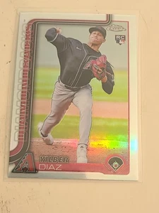 2025 Topps Chrome Refractor Yilber Diaz #8 - Picture 1 of 1