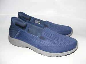 Skechers Slipper Damenschuhe Größe 9 M marineblau luftgekühlt Memory Foam Mesh - Bild 1 von 12