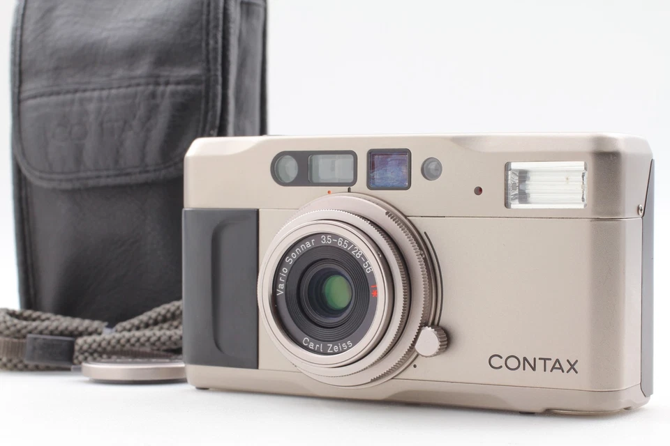 Cámara fotográfica de 35 mm All Works [N COMO NUEVA con estuche] Contax TVS Point & Shoot de JAPÓN Foto 1 de 4