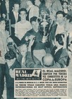 1958 EUROPEAN CUP FINAL AC MILAN v REAL MADRID (RARE Real Madrid Revista Issue)