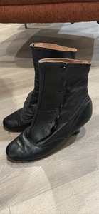 Vintage Anello & Davide Handmade In England Victorian Style Button Up Boots - Picture 1 of 12