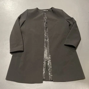 Lauren Ralph Lauren Blazer Womens Size XL TG Black Coat Black Label Open - Picture 1 of 6