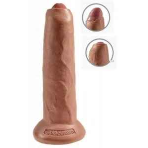 Fallo realistico con ventosa pene finto vaginale anale dildo morbido uncut cock - Foto 1 di 6