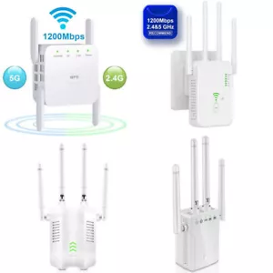WIFI Repeater WLAN Mesh Verstärker Booster Signal Extender 2,4/5GHz 1200Mbit/s~ - Bild 1 von 16