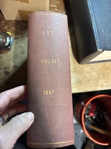 QST Amatorskie radio Miesięcznik 1947 Roczny tom Szynka Swearingen - Zdjęcie 1 z 3