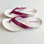 Spenco Ava Sandals Womens 6.5 D Orthotic Adjustable Leather Pink White
