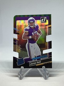 2023 Panini Donruss Jaren Hall Rated Rookie Press Proof Black Die-Cut 1/1