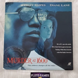 LASERDISC NTSC US : Murder At 1600 - Wesley Snipes - 1997 - Floto Games - Imagen 1 de 4
