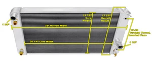 96-05 26" Core Chevrolet/GMC Aluminum 3 Row Core KR Champion Radiator - Bild 1 von 7
