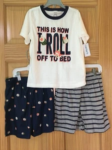 New Carter's Boys Poly Pajama 3pc Set Sushi "how I Roll to Bed" Kid many sizes - Picture 1 of 1
