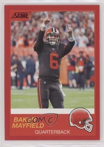 2019 Score Red Baker Mayfield #102