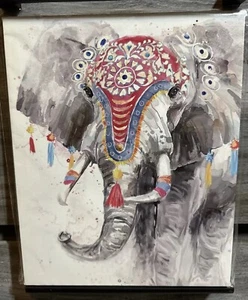 Special Moments Wall Art Elephant, Festival Canvas Print - Picture 1 of 3