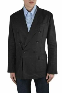 Dolce & Gabbana Men's Gray Double Breasted Blazer Size US 38 IT 48 - Picture 1 of 3