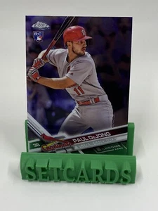 Scheda baseball 2017 Topps aggiornamento cromato Paul DeJong #HMT42 Rookie RC Cardinals - Foto 1 di 2