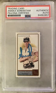 Annika Sorenstam Signed 2011 Topps Allen & Ginter MINI #45 PSA/DNA Auto Card - Picture 1 of 2