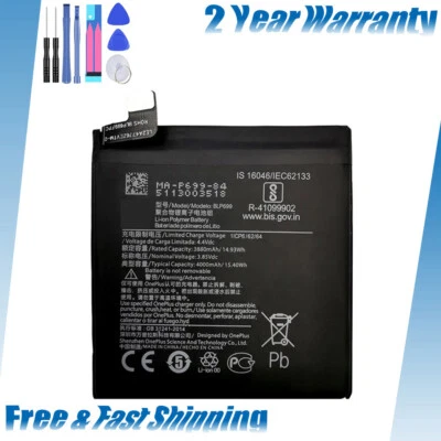 New Replacement Battery for OnePlus 7 Pro One Plus 1+ BLP699 100%+TOOLS - Image 1 of 4