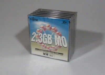 5x Unopened Fujitsu 3.5inch 2.3GB Rewritable MO Disk - Image 1 of 2