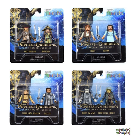 Pirates of the Caribbean Minimates Series 1 Complete Set Cover
