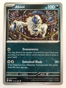 Pokémon TCG Paradox Rift Absol 113/182 NM - Picture 1 of 2