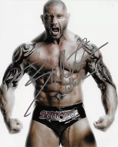 Batista WWE Autographed 8x10 Photo (Reproduction) - Picture 1 of 1
