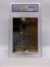 I996-97 Fleer 23k Gold KOBE BRAYANT ROOKIE PURPLE SIGNATURE LIMITED EDITION 10