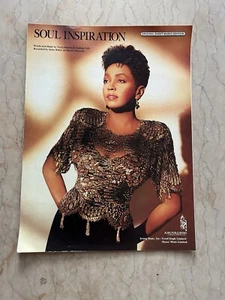 ANITA BAKER sheet music SOUL INSPIRATION (1990) 6 pages (VG+ shape) - Picture 1 of 3