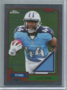 2015 Topps Chrome 60 #T60R-DC, David Cobb   Anniversary Relic Jersey Card - Picture 1 of 2