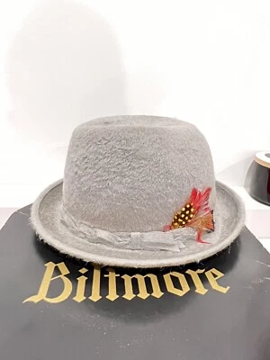 Vintage Men's Biltmore Grey Hat Size 6 7/8 , With Original Box - Image 1 of 4