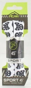 Skull & Crossbones Sport Extra Wide Flat Shoe Laces, 45 Inches - Picture 1 of 1