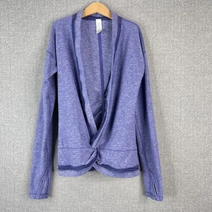 Ivivva Own The Move Twist Wrap Shrug Top Size 12 Girls By LuLuLemon - Picture 1 of 12