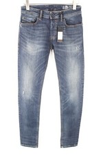 DIESEL Sleenker 069DG W28/L30 Men Jeans Slim Skinny Fit Wash Cotton Stretch Blue