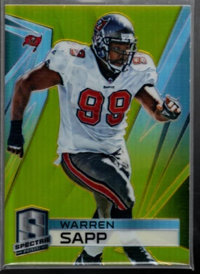 B4256- 2014 Panini Spectra Prizms Gold #105 Warren Sapp /25 - NM-MT - Image 1 of 2