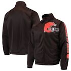 Cleveland Browns G-III Sports by Carl Banks Synergy Track Full-Zip Raglan Jacket
