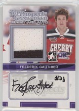 2013-14 ITG Heroes and Prospects Silver Jersey & /19 Frederik Gauthier Auto